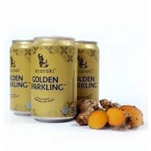 

Acaraki Golden Sparkling | kunyit asam with soda