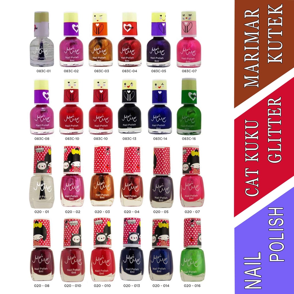 Kutek Karakter- Marimar Kutek- Cat Kuku Glitter- Nail Polish