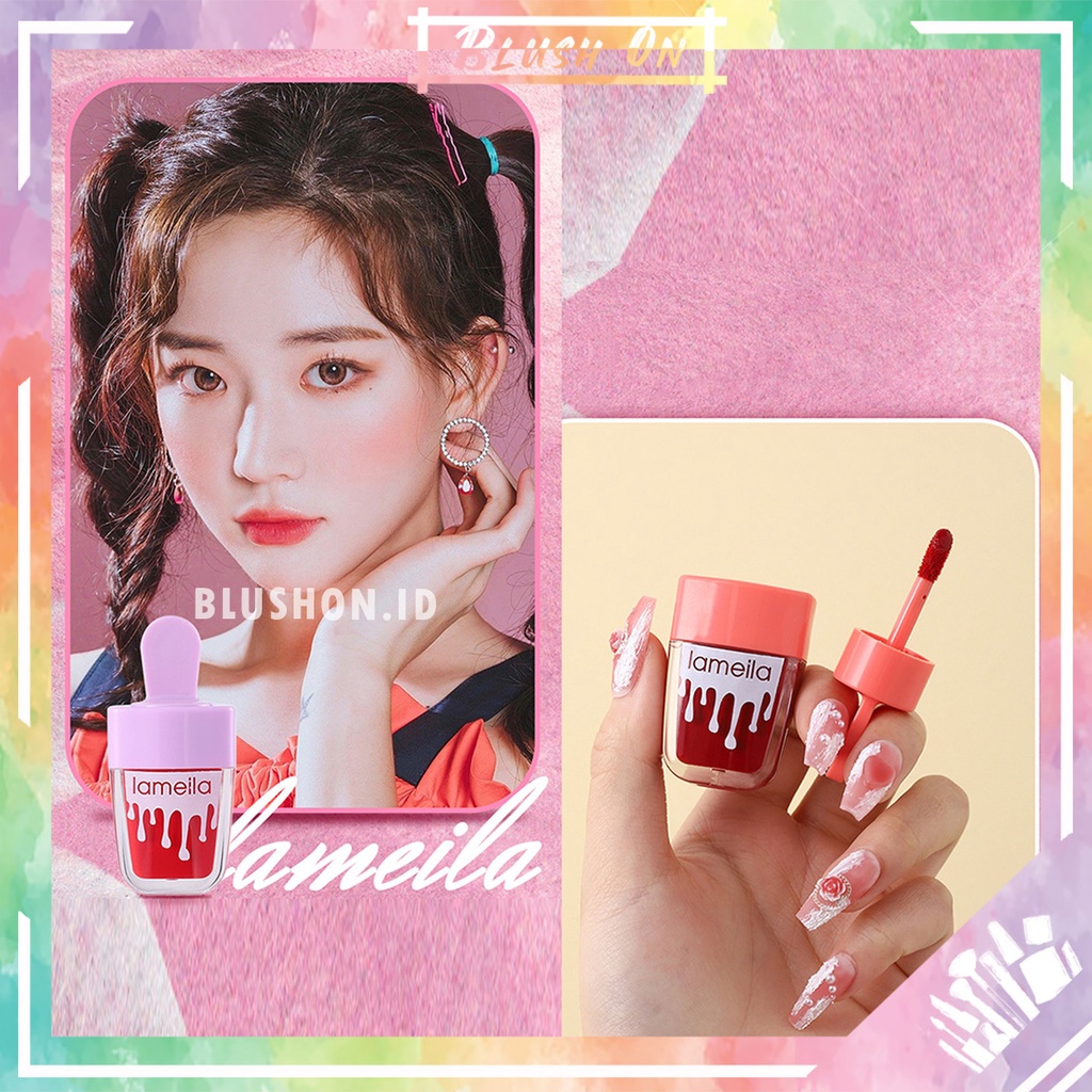 LAMEILA Liptint Ice Cream Es Krim Time Frozen Lip Glaze Lip Gloss Mosturizing Waterproof 1079