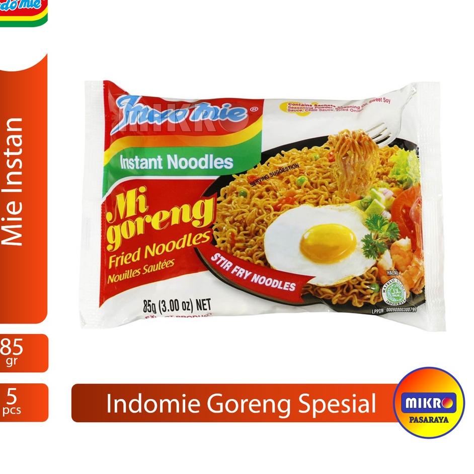 

>XC26619< Indomie Goreng saos spesial Mie Instan [85 gr x 5 pcs]