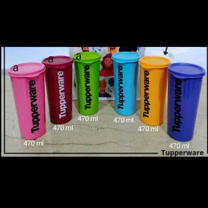 Terlaris Gelas Tupperware Giant Tumbler 1Pcs Gelas Dengan Tutup