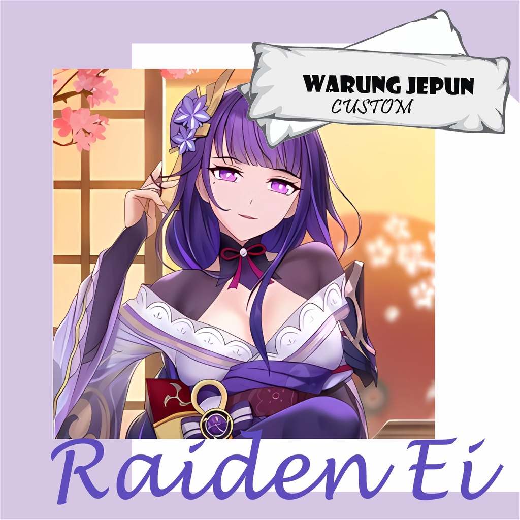 Dakimakura Raiden Shogun Genshin Impact (Part2)
