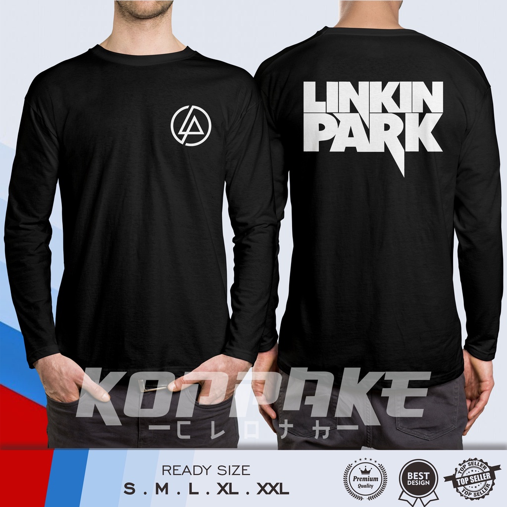 Kaos Baju Linkin Park Logo Lengan Panjang Kaos Musik