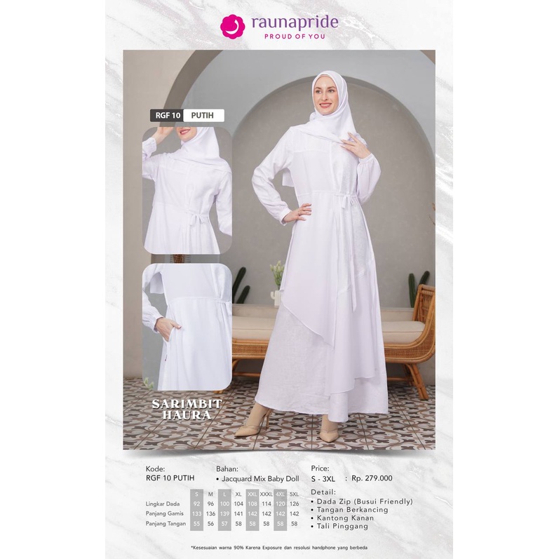 RAUNA GAMIS RGF 10 PUTIH