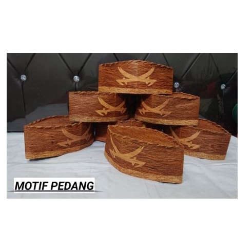 Peci habib bahar/peci kulit kayu honai / honay /  Peci Kulit Kayu Waru Murah bisa [COD✓]
