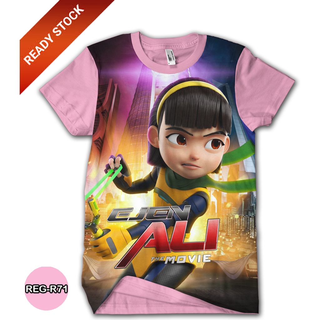 Baju EJEN ALI ALICIA Baju Anak dan Dewasa Ejen Ali Series Fashion Trendy