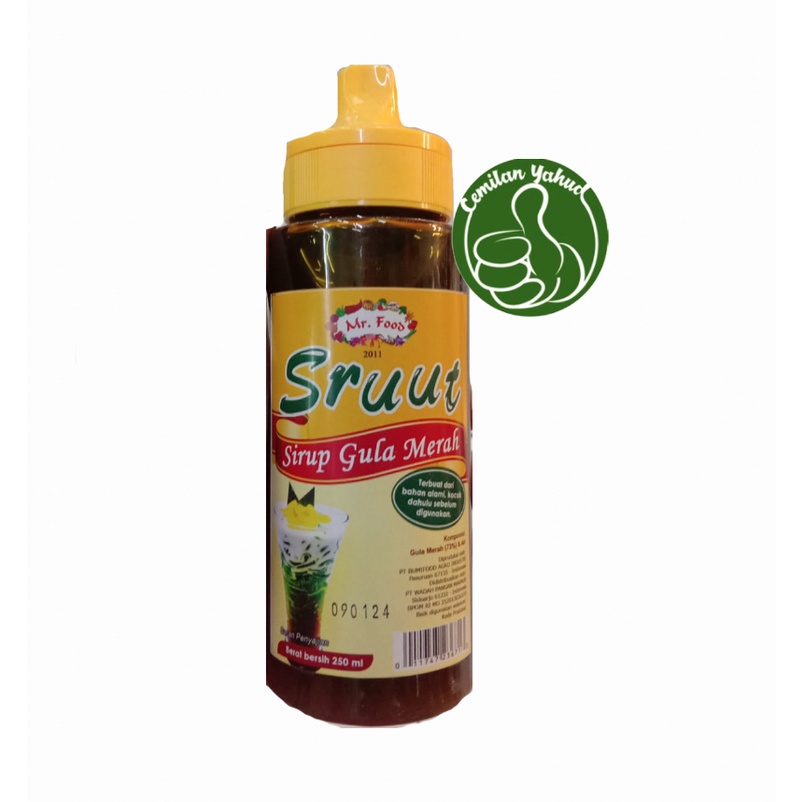 

Sirup Gula Merah Sruut Mr Food Botol 250ml