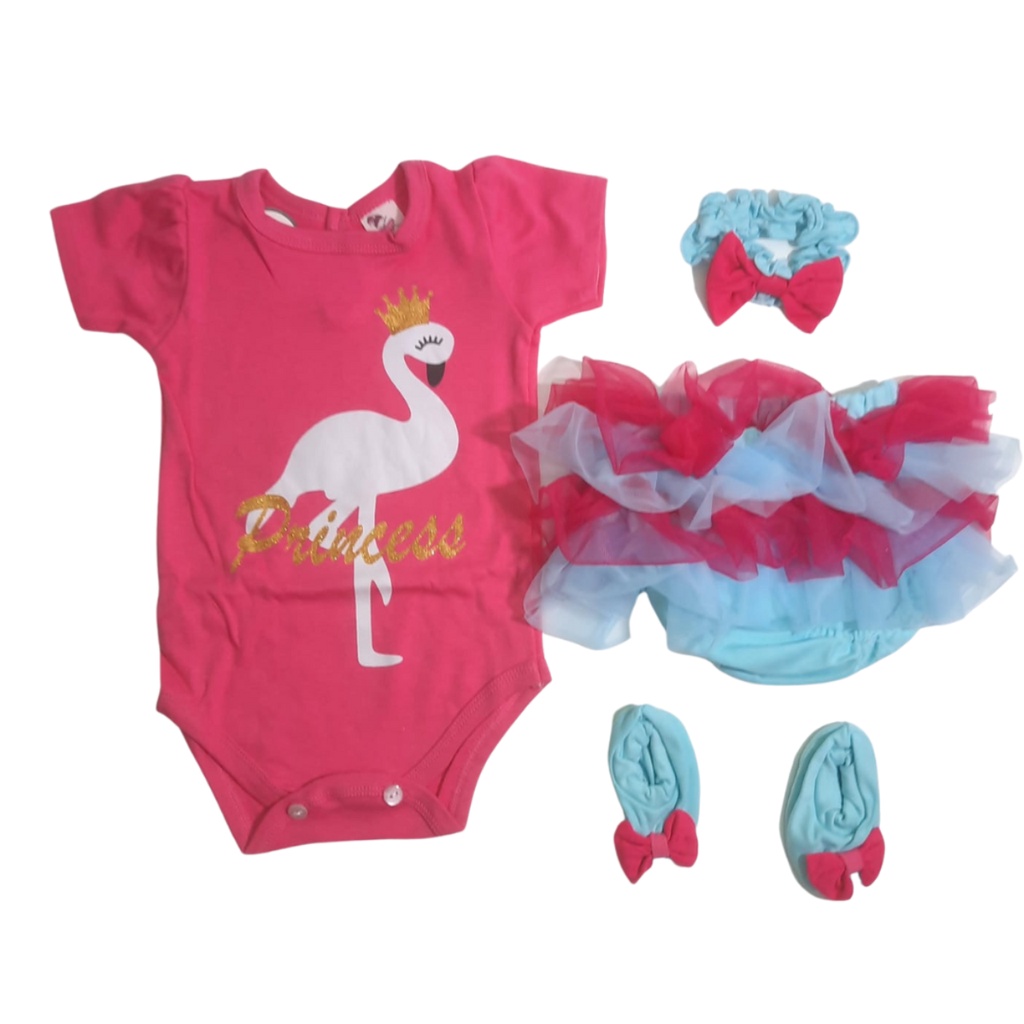 Baju Bayi Perempuan 0 3 6 9 Bulan Setelan Celana Pop Tutu Princess Swan Mall Baby