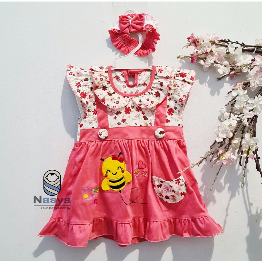 [P-059] Dress Bayi Perempuan MURAH Terbaru (usia 0-6 bulan)