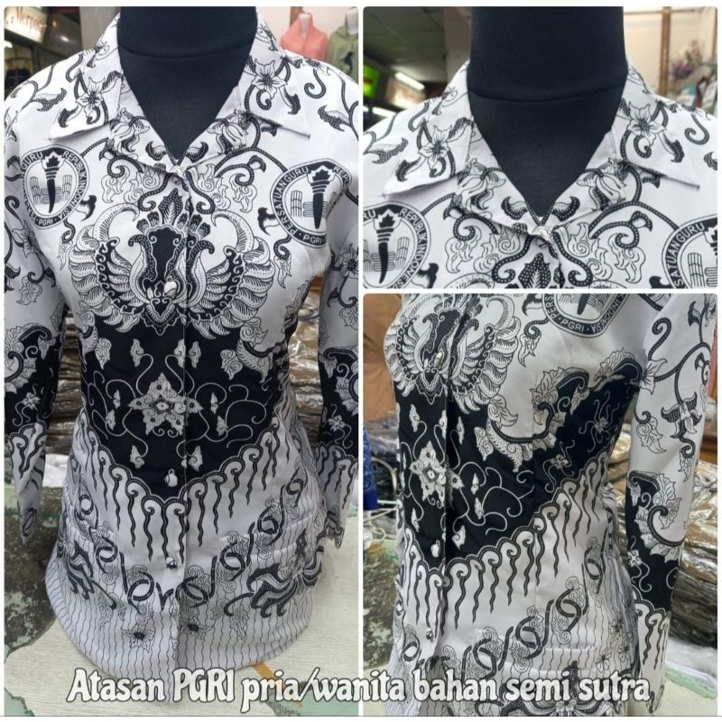 SERAGAM ATASAN PGRI ( Motif TERBARU )