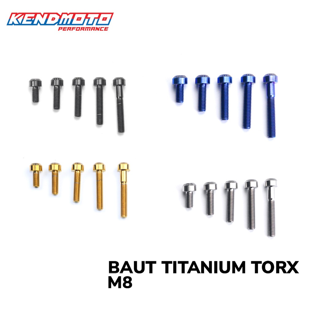 Free Ongkir BAUT TITANIUM TORX M8 X 20 BLACK