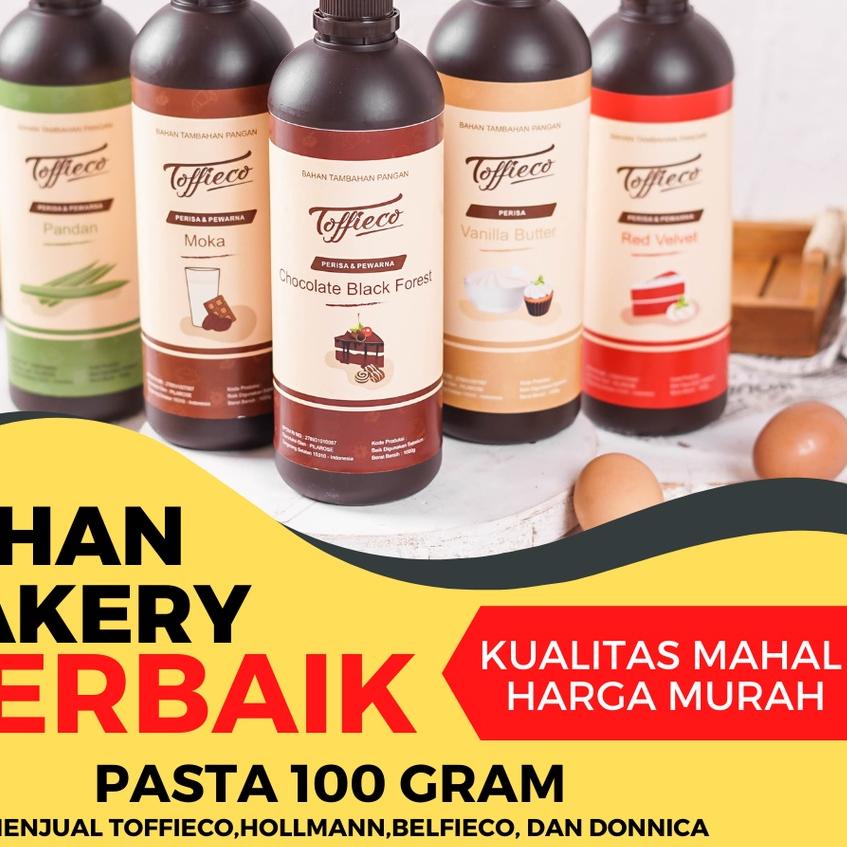 

♡ TERLENGKAP!! Toffieco Pasta 1 Kilogram Tofieco Mocca Super Vanilla Butter Pandan Coklat ✽