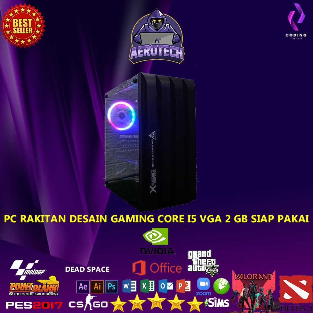 PC RAKITAN GAMING i5 4590/4570 | RAM 16 GB | VGA 4 GB | SSD 256 GB | LED 19 INCH SIAP PAKAI GARANSI 1 TAHUN