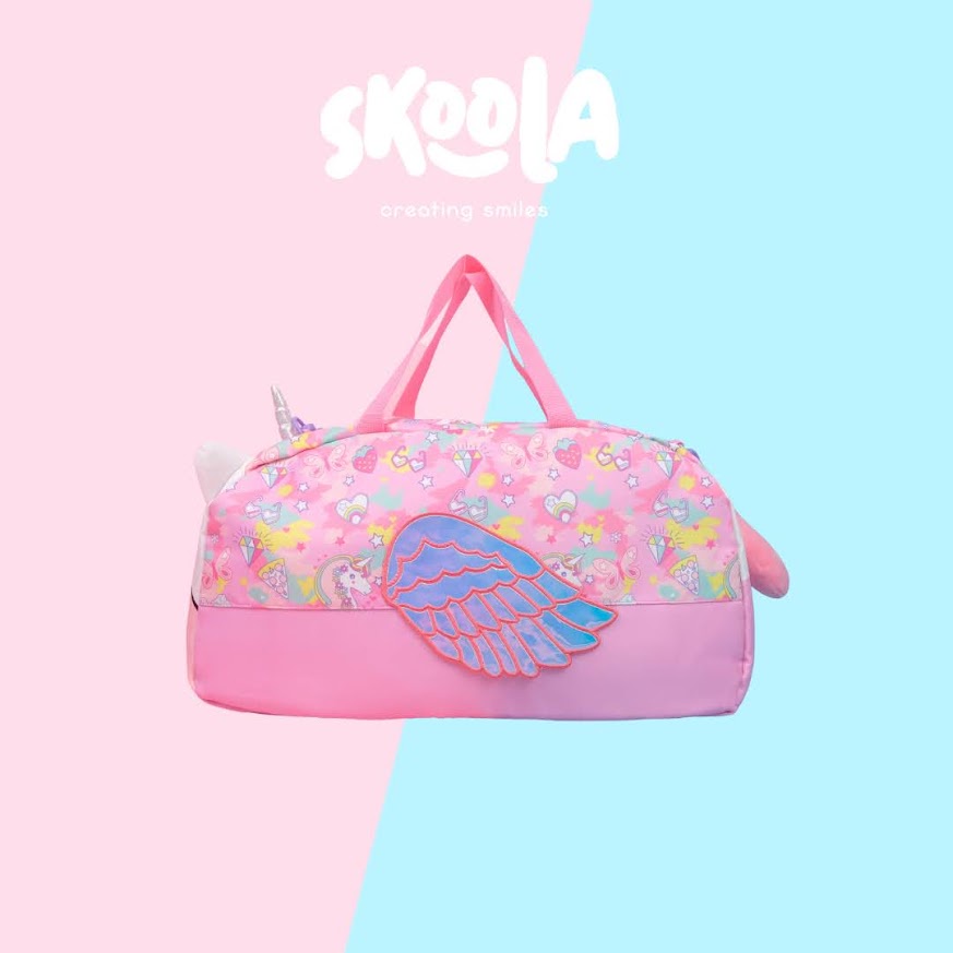 Skoola Tas Travel Pakaian Gym Anak Perempuan Unicorn - Duffle