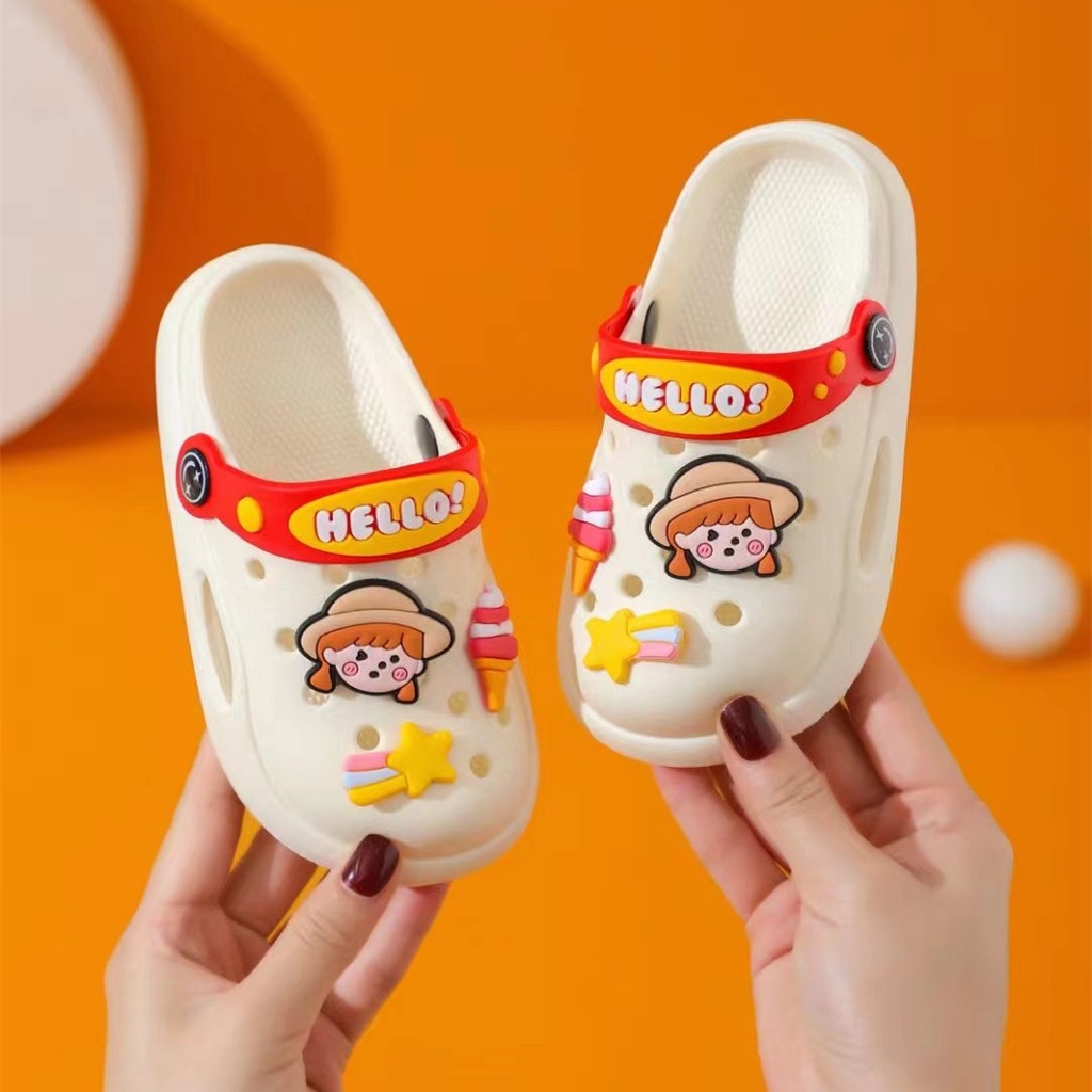 PROMO 12.12 PUNCAK Okaybaby B262 Sendal Sandal Slop Anak Import Laki-laki Perempuan