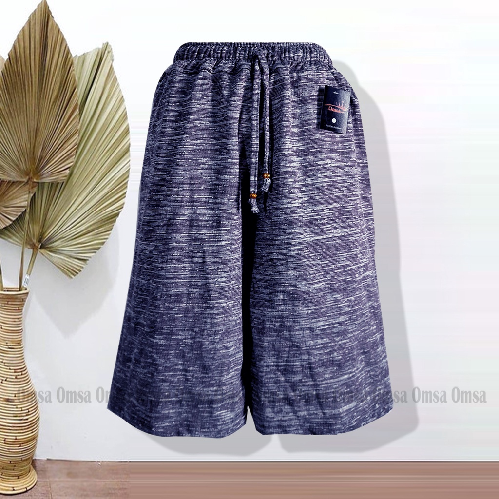 kulot jumbo pendek highwaist berbahan twotone serat kayu premiun celana wanita dewasa terbaru bb 90kg
