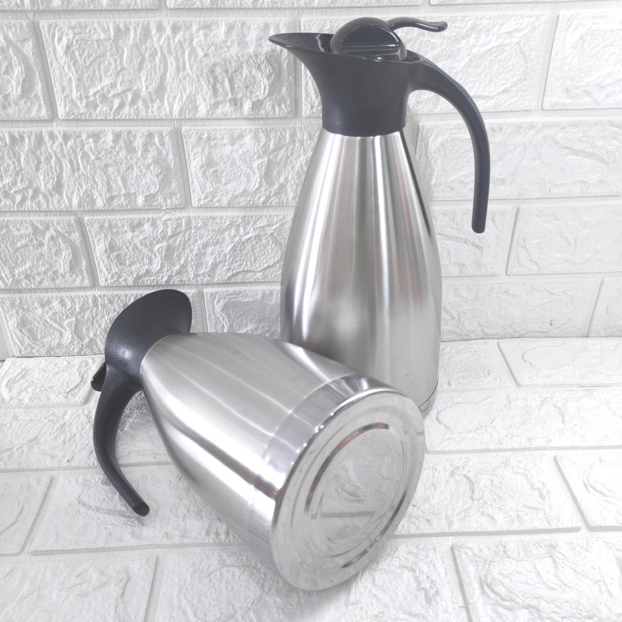 Termos Air Panas Dingin Vacuum Flask Teko Kedap Teh Kopi Jug Stainless