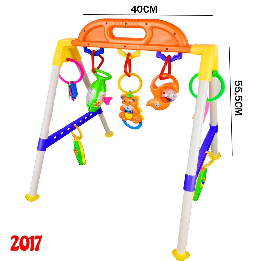 (BISA COD) Mainan Bayi Musical Play Gym / Baby Rattle / Baby Gym Musical IMAGE (SKW.2017F+SKW.2016L)