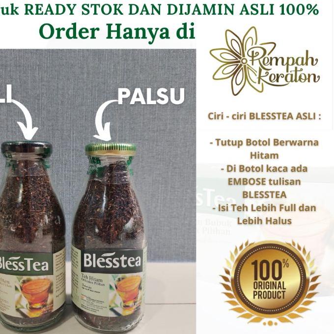 

☟ Blesstea Teh Hitam Botol DiJamin ASLI isi 110gr ❅