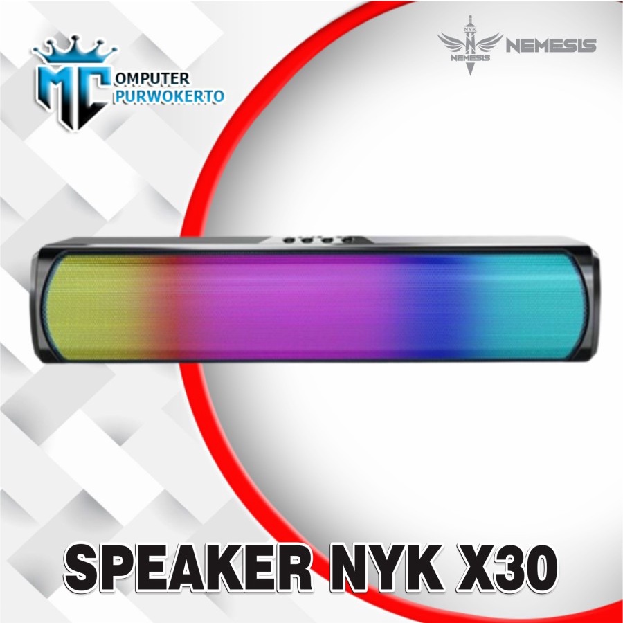 Speaker Gaming RGB Bluetooth NYK X30 Siren