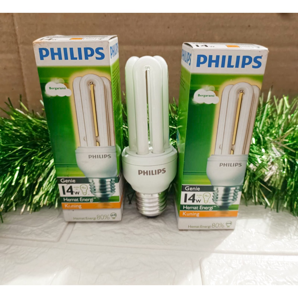 Lampu Philips Genie 14 Watt 14w E27 - Kuning / Warm White