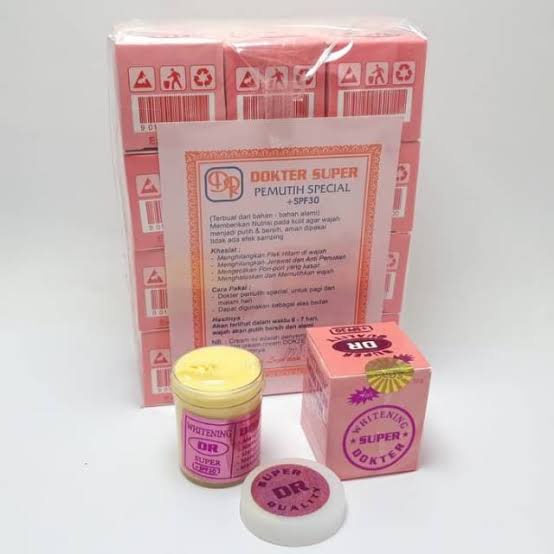 Cream DR Pink Super Whitening Pemutih Wajah Dengan SPF 30-Original