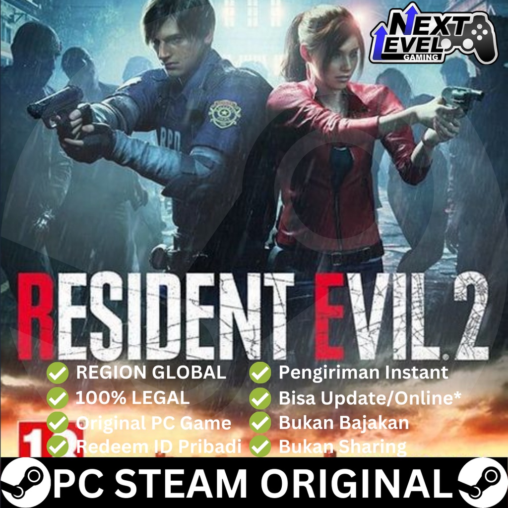 Resident Evil 2 Remake RE 2 PC GAME ORIGINAL [ CD-Key ]