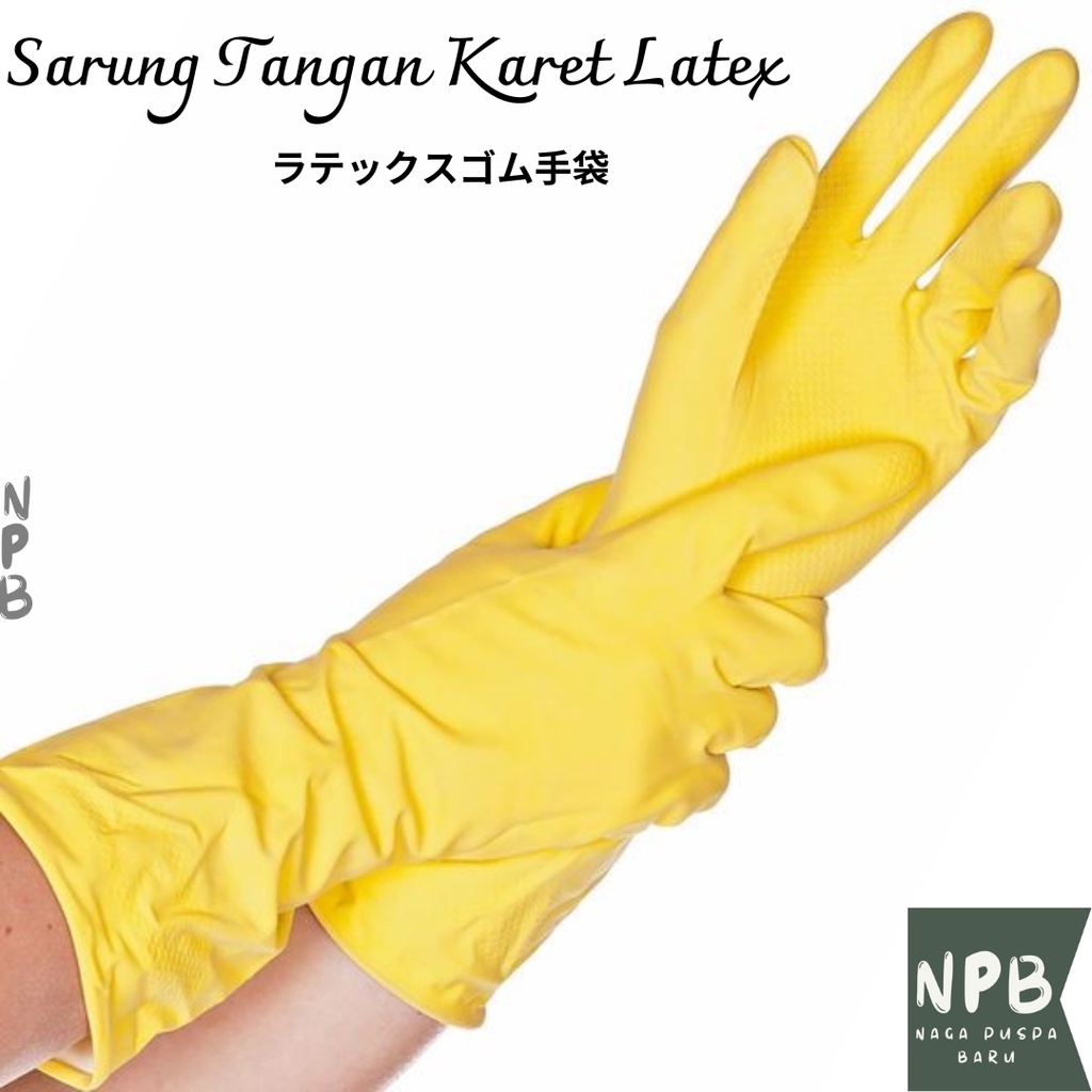 Sarung Tangan Karet Latex - Sarung Tangan Karet Latex Household Gloves
