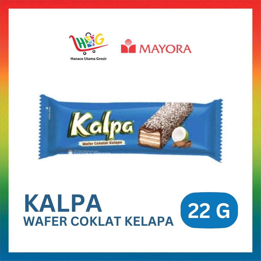 Kalpa Wafer Coklat Kelapa 22g [ 1 PCS ]