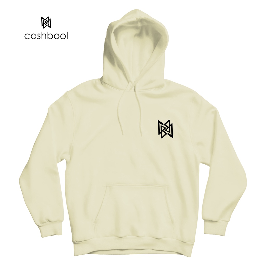 CASHBOOL HOODIE Logo Font Cashbool Print Fleece Pullover Unisex PRIA/WANITA