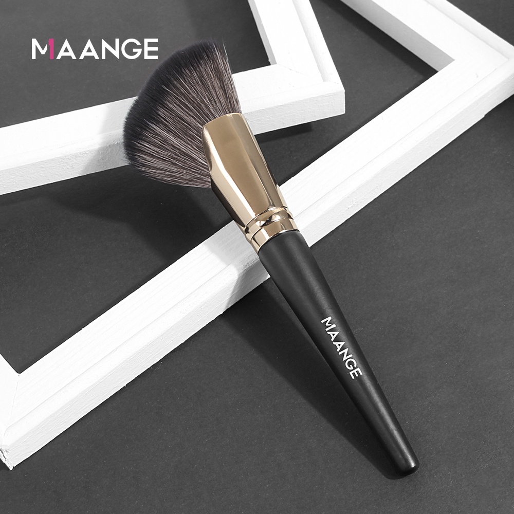 MAANGE 1PCS Brush Make Up Kuas Kontur Sabit Tunggal Bulunya Lembut Halus Dan Kaya Dengan Kekuatan Mencengkeram Bubuk Yang Kuat 51231