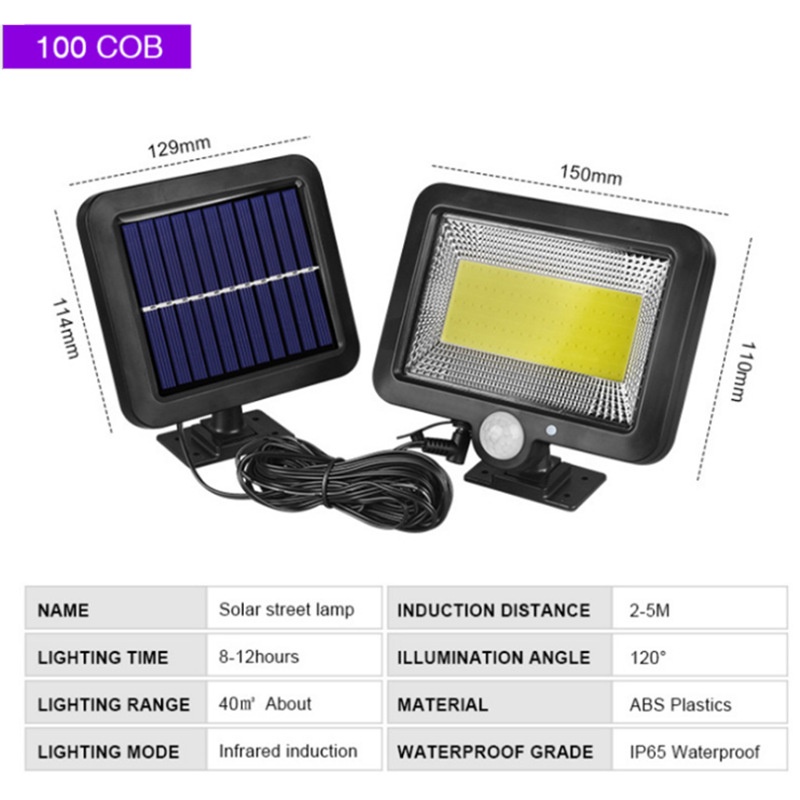 (Dalam Stok, Dikirim Dari Jakarta)YUN Mall  ANBOLT LAMPU TENAGA SURYA LED /LAMPU TEMBAK TENAGA MATAHARI - LAMPU SOROT SOLAR CELL COB