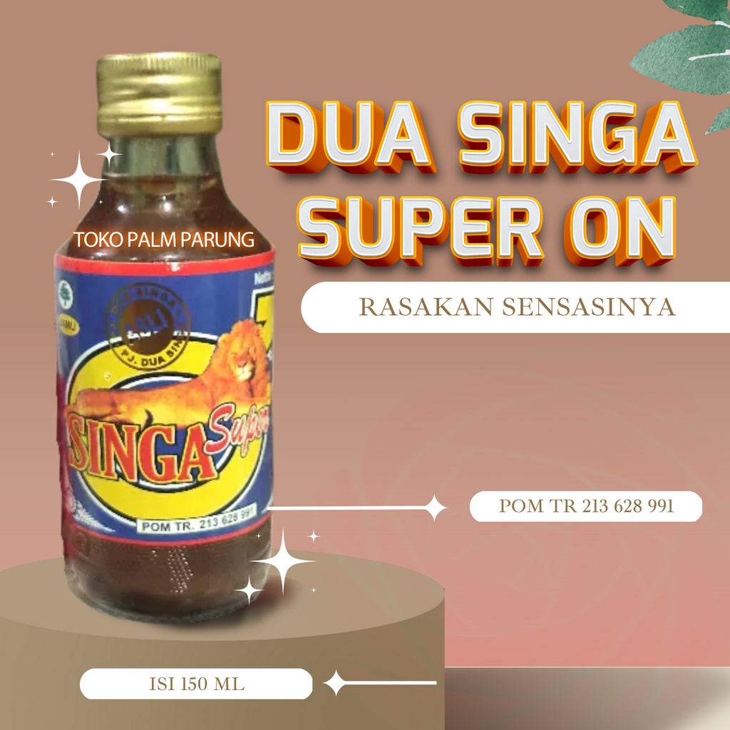 Jamu Singa Super On 150ml Produk Dijamin Asli Original