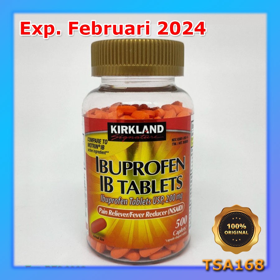 Kirkland Signature Ibuprofen IB 200 mg 500 Caplets