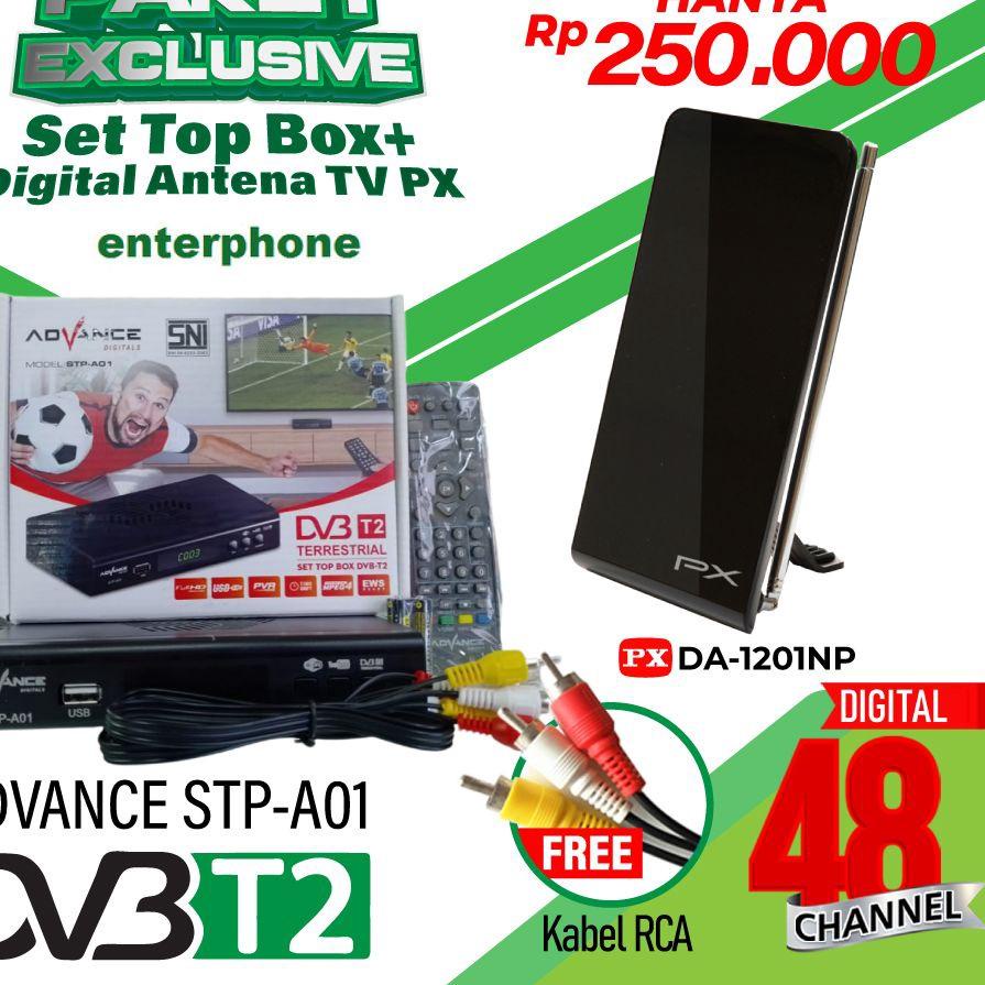 ✦ Advance Set Top Box Advance STB DVB-T2 STP-A01 ➮