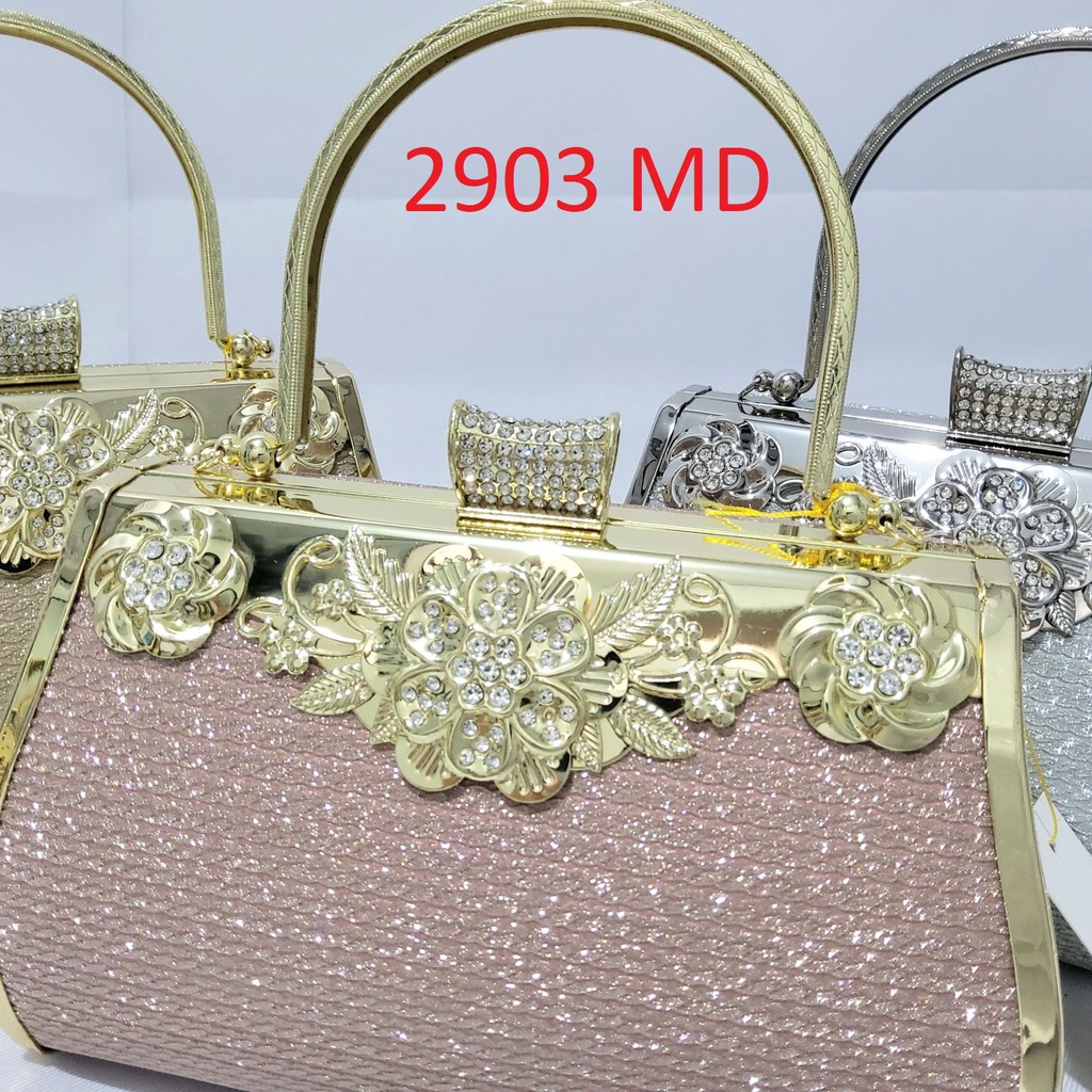 FARNELL -  Tas Kondangan Ukuran Besar Clutch Pesta Diamond 2919/2921/2903/2906/2933/2927 Mewah Cantik Muat HP