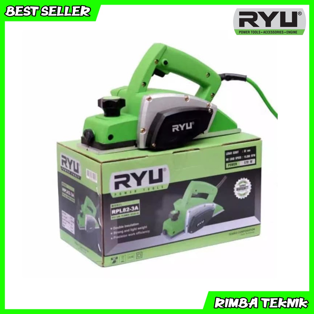 Mesin Serut Kayu Planner RYU RPL 82-3A / Mesin Planer Ketam 82mm Murah