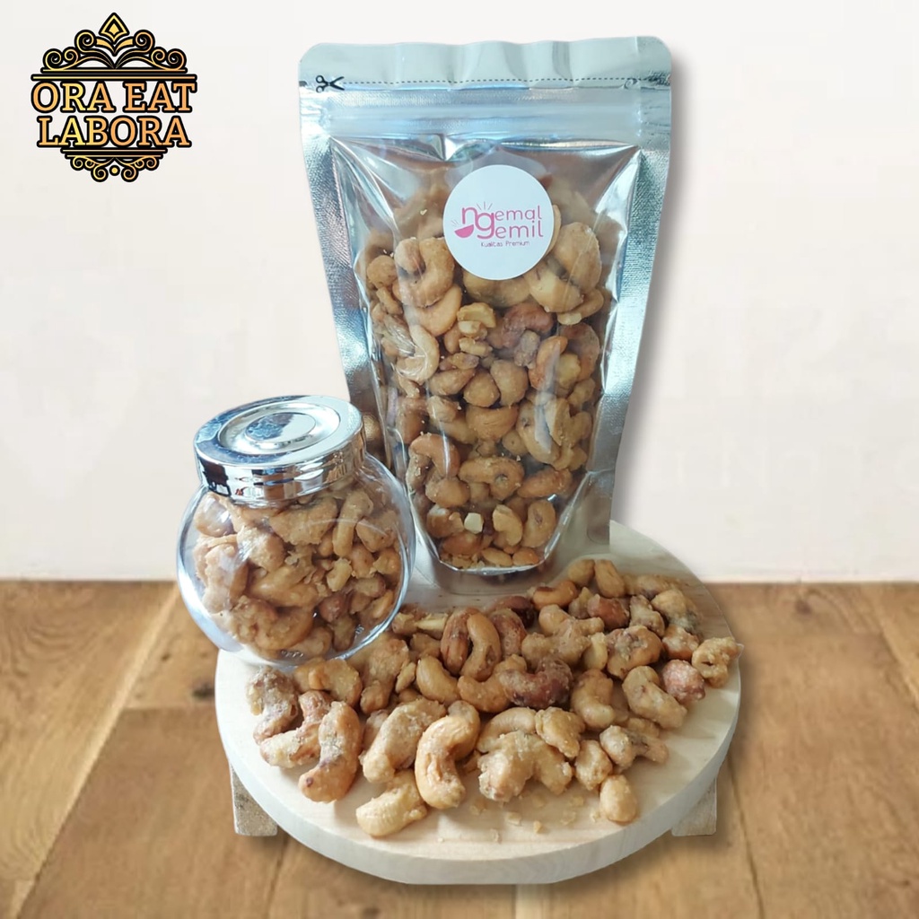 

Kacang Mede Goreng Crispy Mete Krispi Crispy Cashew Kualitas Premium - Ora Eat Labora