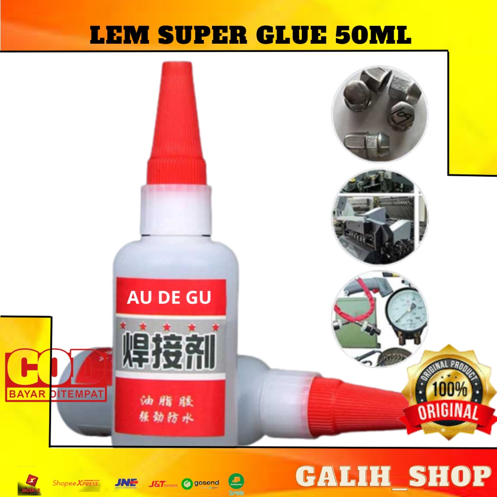 

[G.A.L]Lem Super Perekat Kuat 50ml - Lem Super Glue 50ml - Lem Korea Glue 50ml - Lem Sepatu 50ml - Lem Setan 50ml lem perekat super kuat - lem super murah mudah di gunakan - lem perkat sandal sepatu lem tambal