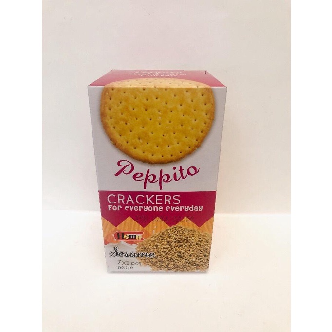 

Peppito Crackers Box 180g Sesame Flavor