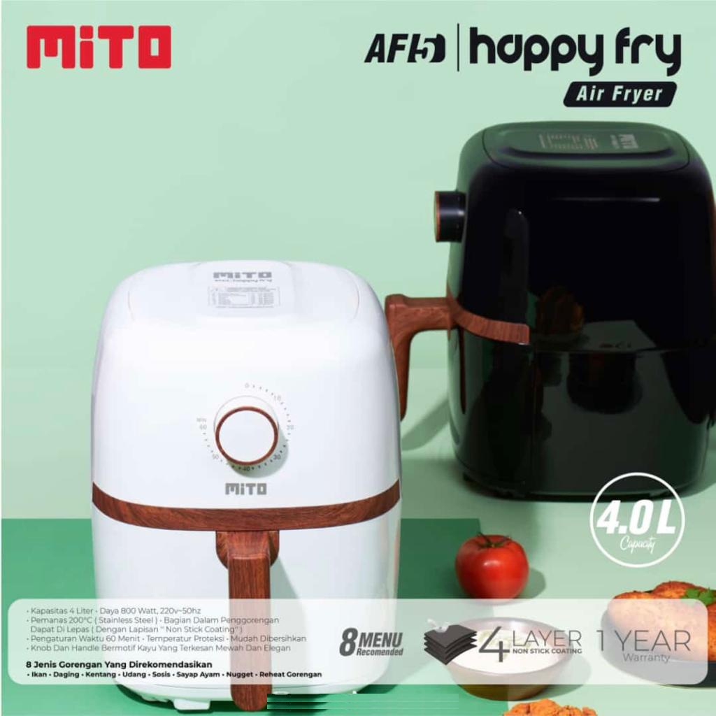 Mito Air Fryer AF5 / AF 5 / AF-5 Happy Fry Mito Wood Series - Menggoreng Tanpa Minyak
