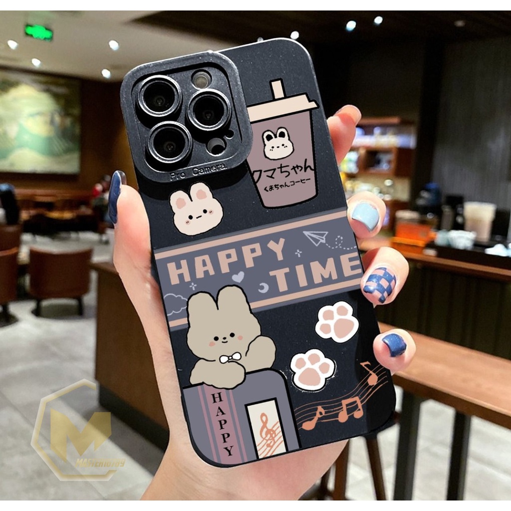 SS114 SOFTCASE TPU MOTIF KARTUN MILK TEA ITEL A26 A48 MA4221