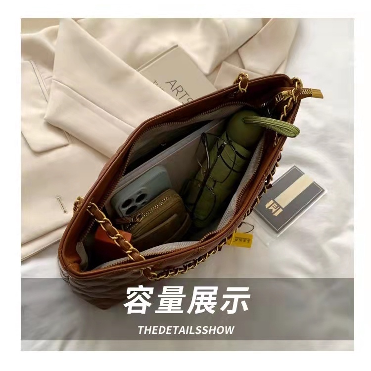 BJ62102 - BEIGE/BLACK/BROWN - TAS TOTEBAG SHOULDERBAG SLEMPANG WANITA TALI RANTAI FASHION KOREA CHINA IMPORT MODIS ELEGAN TERMURAH TERLARIS TERBARU BAGSTORE JAKARTA TAS BATAM ZC2102