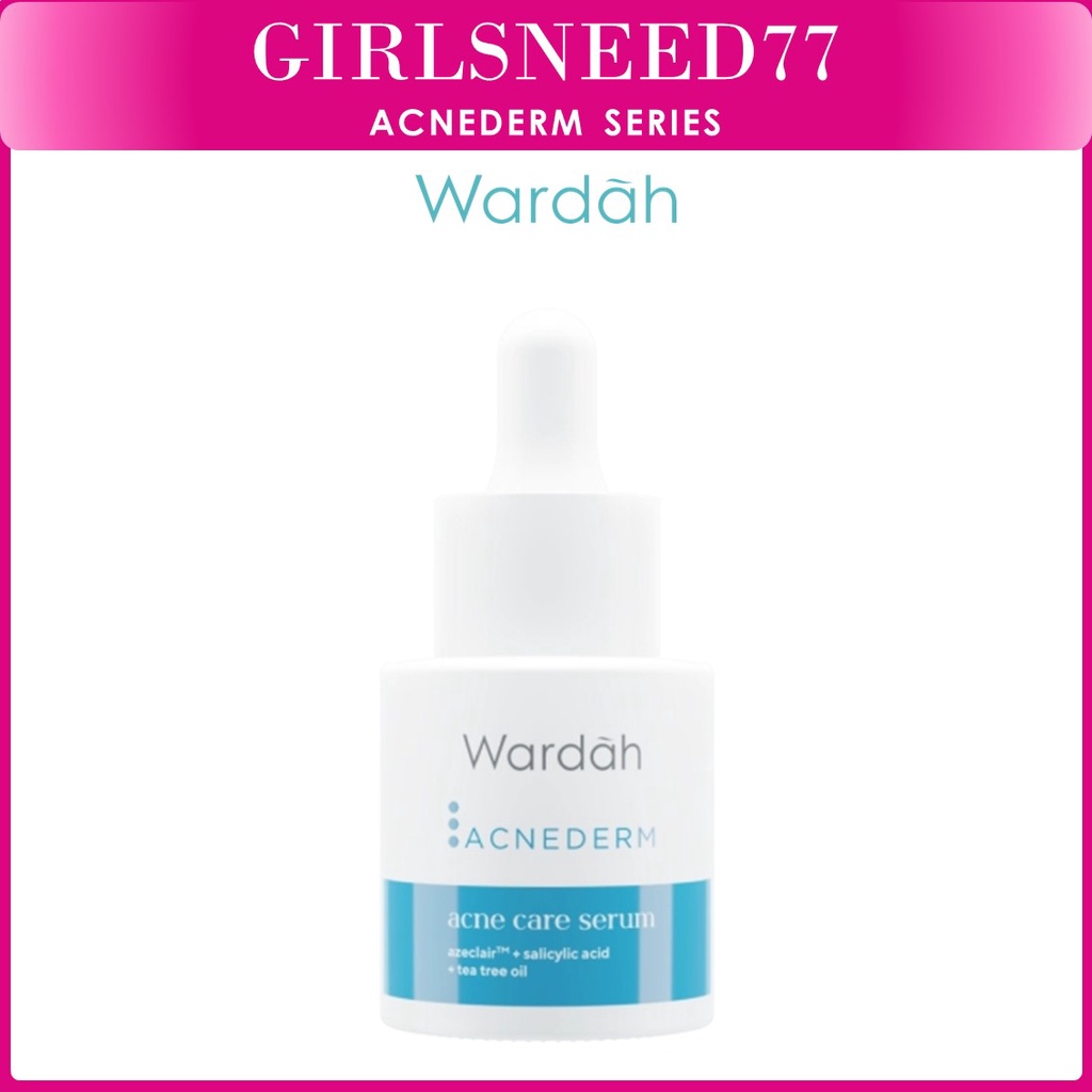 GIRLSNEED77 - COD - BARU! Wardah Acnederm Acne Care Serum 15 ml - Serum Jerawat