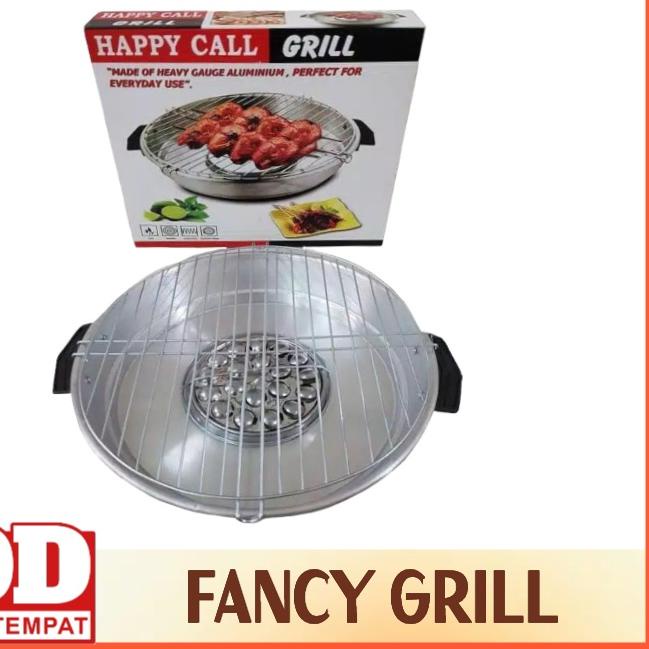 ❉ Fancy Grill Alat Panggang Tanpa Arang Panggangan Sosis Pemanggang Sate Pemanggang Kompor ☑