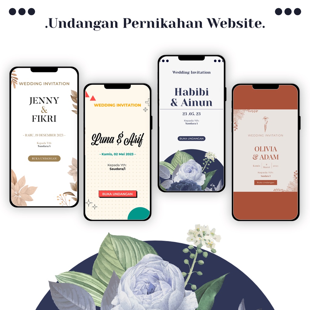 

undangan digital website pernikahan PREMIUM | kualitas terbaik!!!