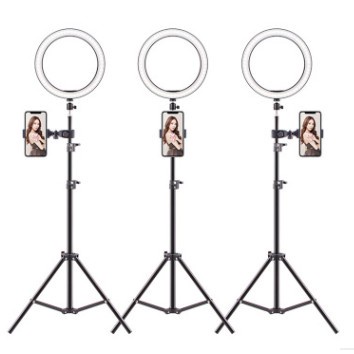 Ring Light Tripod 33 cm Paket Komplit vloger make up live