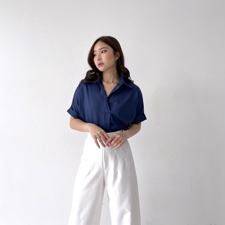 Park Basic Shirt / Shirt Wanita / Blouse Korean Wanita