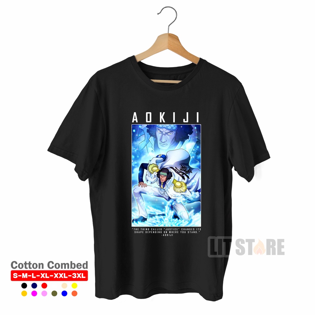 LITSTORE Kaos Anime One Piece AOKIJI