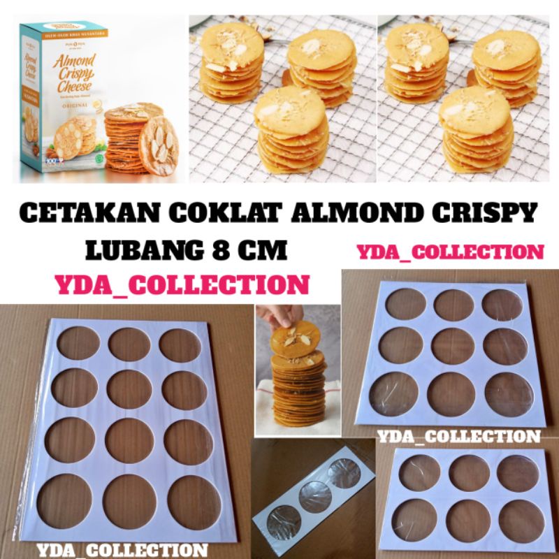 Cetakan Coklat Almond Crispy Almond crispy bakeware tools